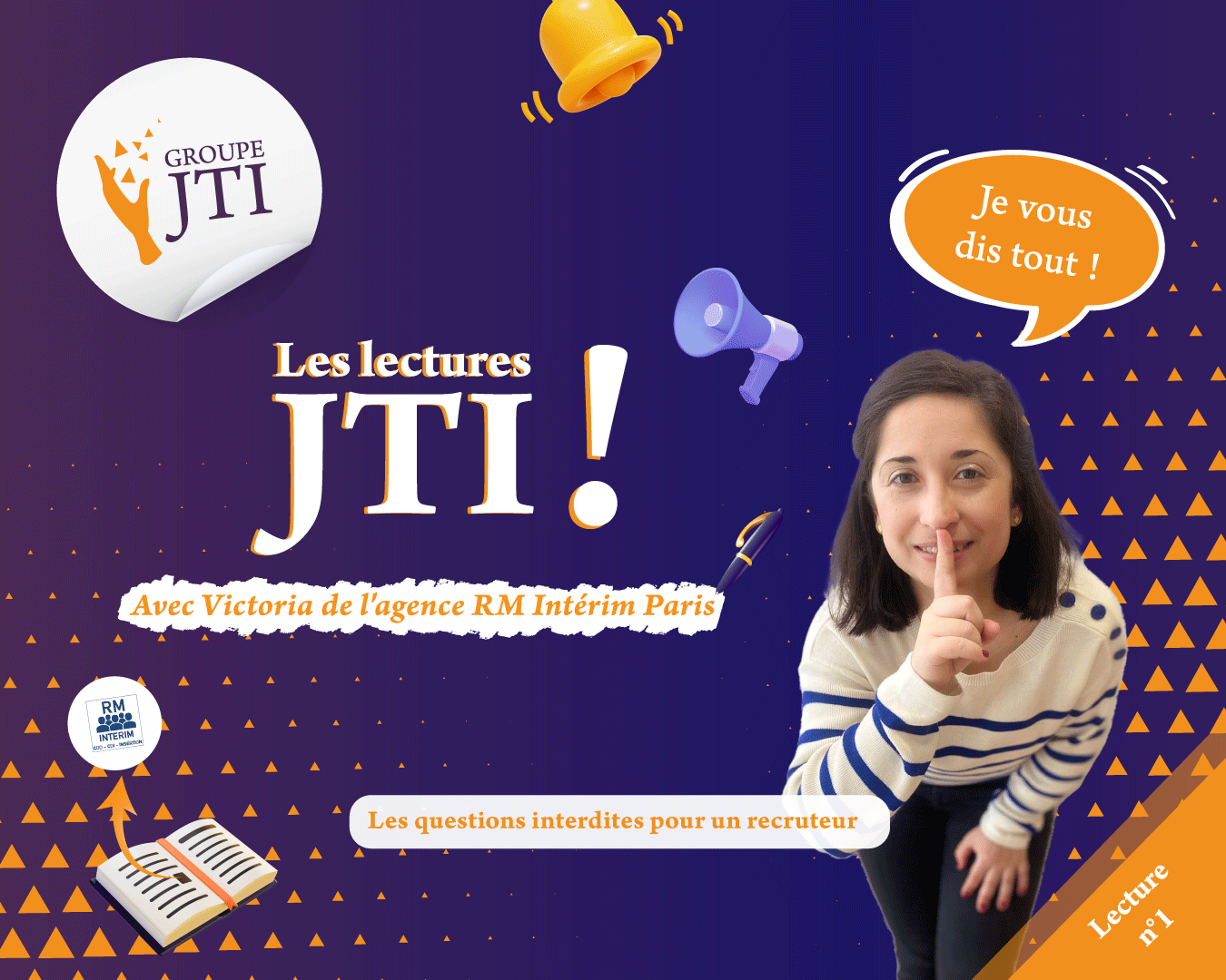 Les lectures JTI, questions à éviter pour un recruteur