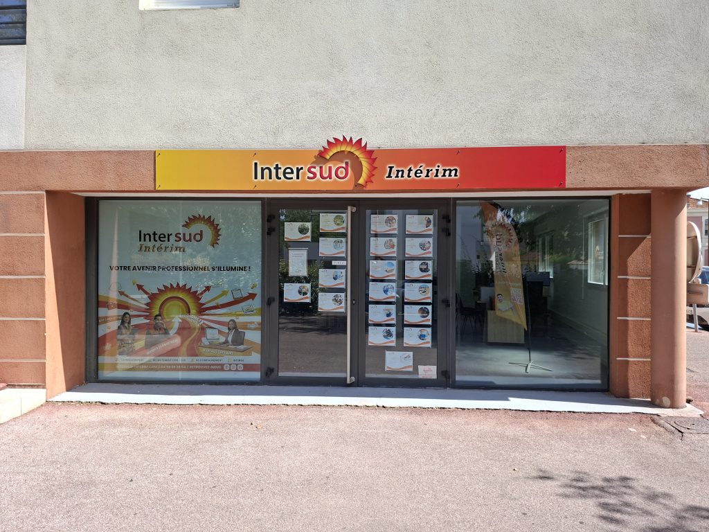Devanture Intersud Interim Draguignan